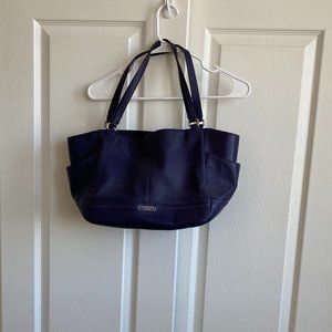 Indigo purple Coach Purse